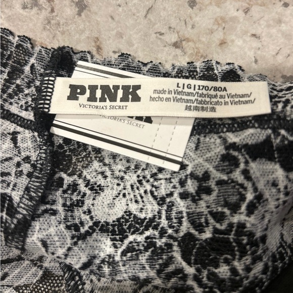 VS PINK HALLOWEEN PANTY Large Spiderwebs Lace Cheeky NWT - Picture 5 of 5